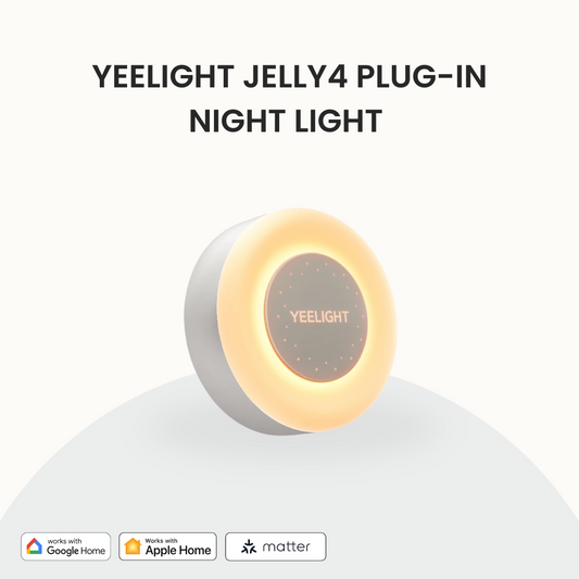 YEELIGHT Jelly4 Plug-in Night Light Human Body Sensor LED Wardrobe Lamp For Kitchen Cabinet Bedroom baby's room Lighting