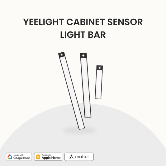 Yeelight Motion Sensor Cabinet Light Bar (28/42/60 cm) Spot Projection effects Magnetic Rechargeable Night Light