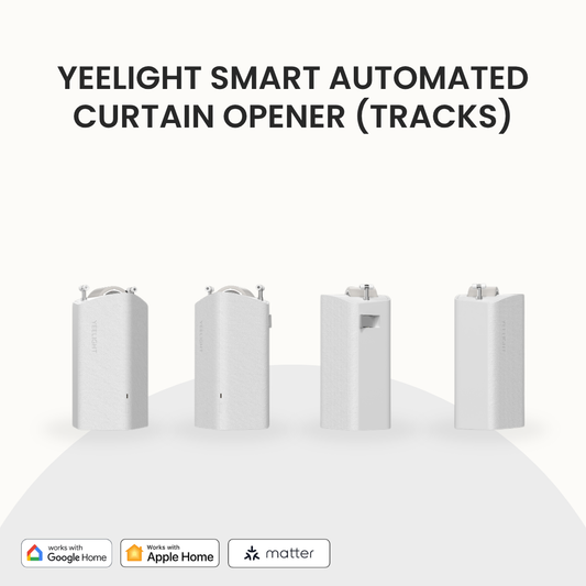 YEELIGHT Smart Automatic Curtain Opener C1 Track Rechargeable Battery works with Siri Shortcut, Google home and Mi home.