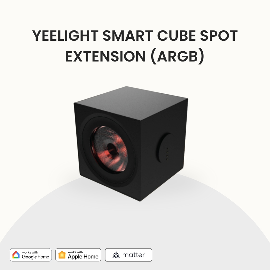 Yeelight Smart Cube Spot Extension (ARGB), Matter Support with,Alexa, Apple home, Google home, Smartthings.