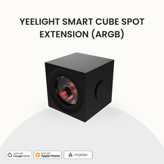 Yeelight Smart Cube Spot Extension (ARGB), Matter Support with,Alexa, Apple home, Google home, Smartthings.