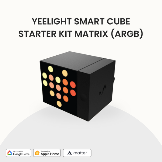Yeelight Smart Cube Starter kit Matrix (ARGB), Matter Support with,Alexa, Apple home, Google home, Smartthings.