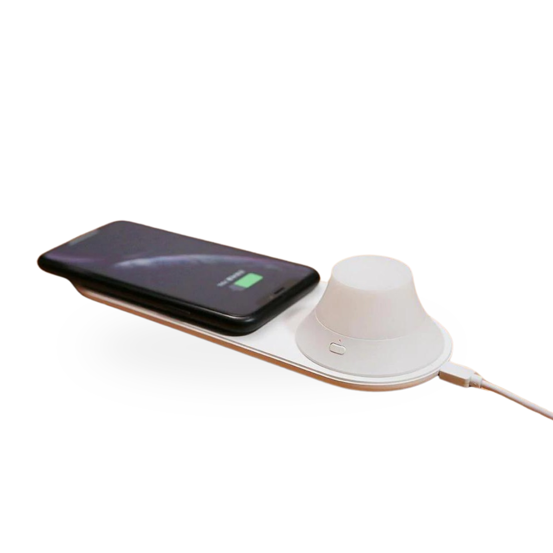Yeelight Wireless Charger with LED Night Light 15W 2 In 1 Eye Friendly Fast Charging Detachable Nightlight Warm Light