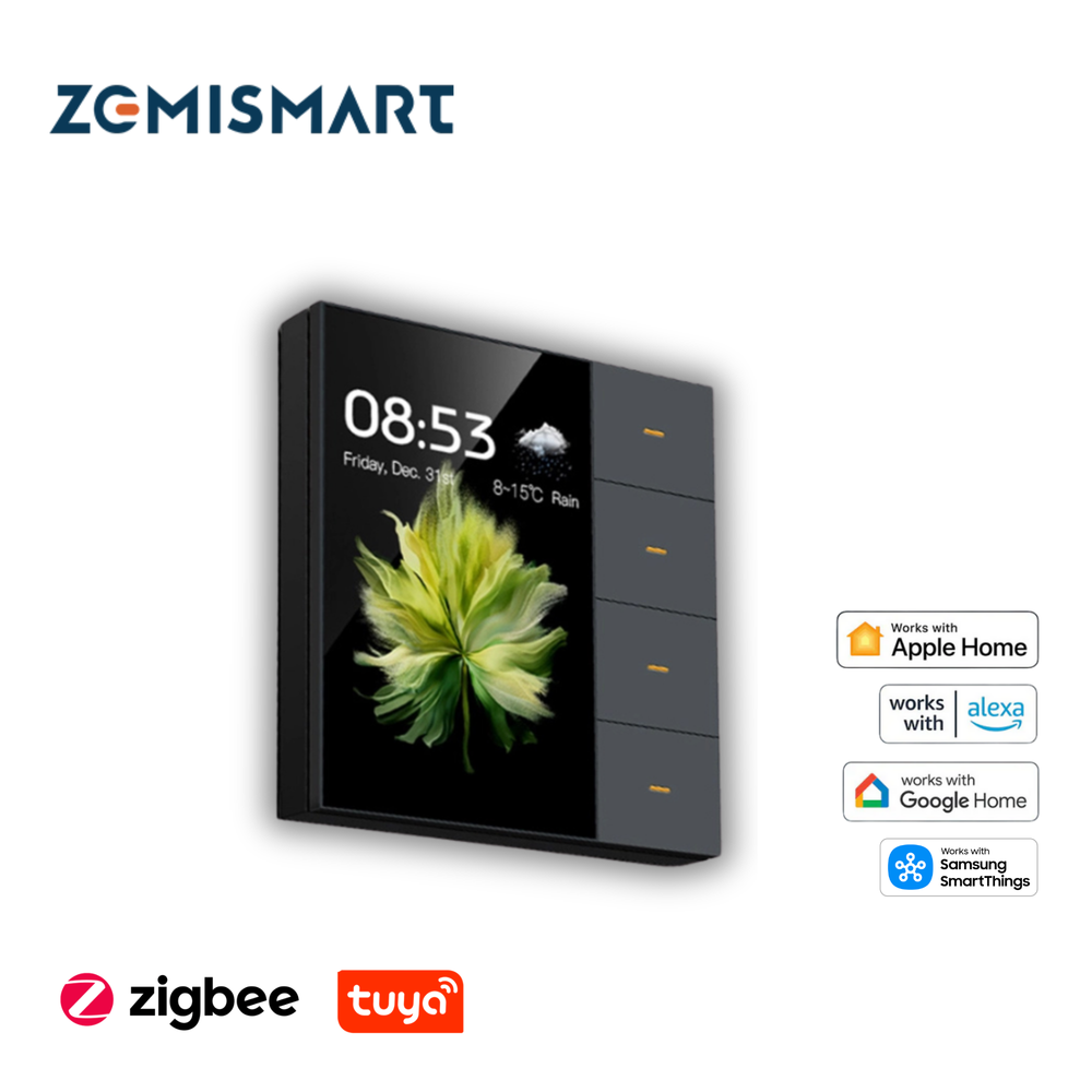 Zemismart Smart Multi-Functional Control Panel F3pro-G