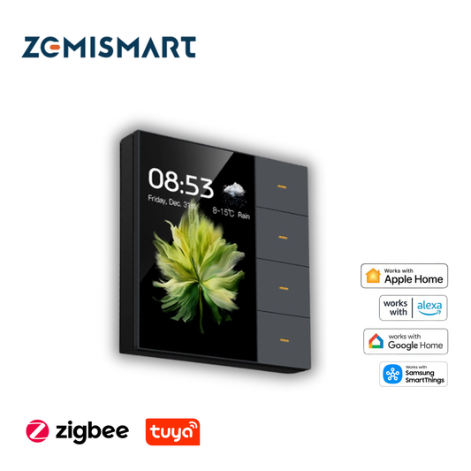 Zemismart Smart Multi-Functional Control Panel F3pro-G