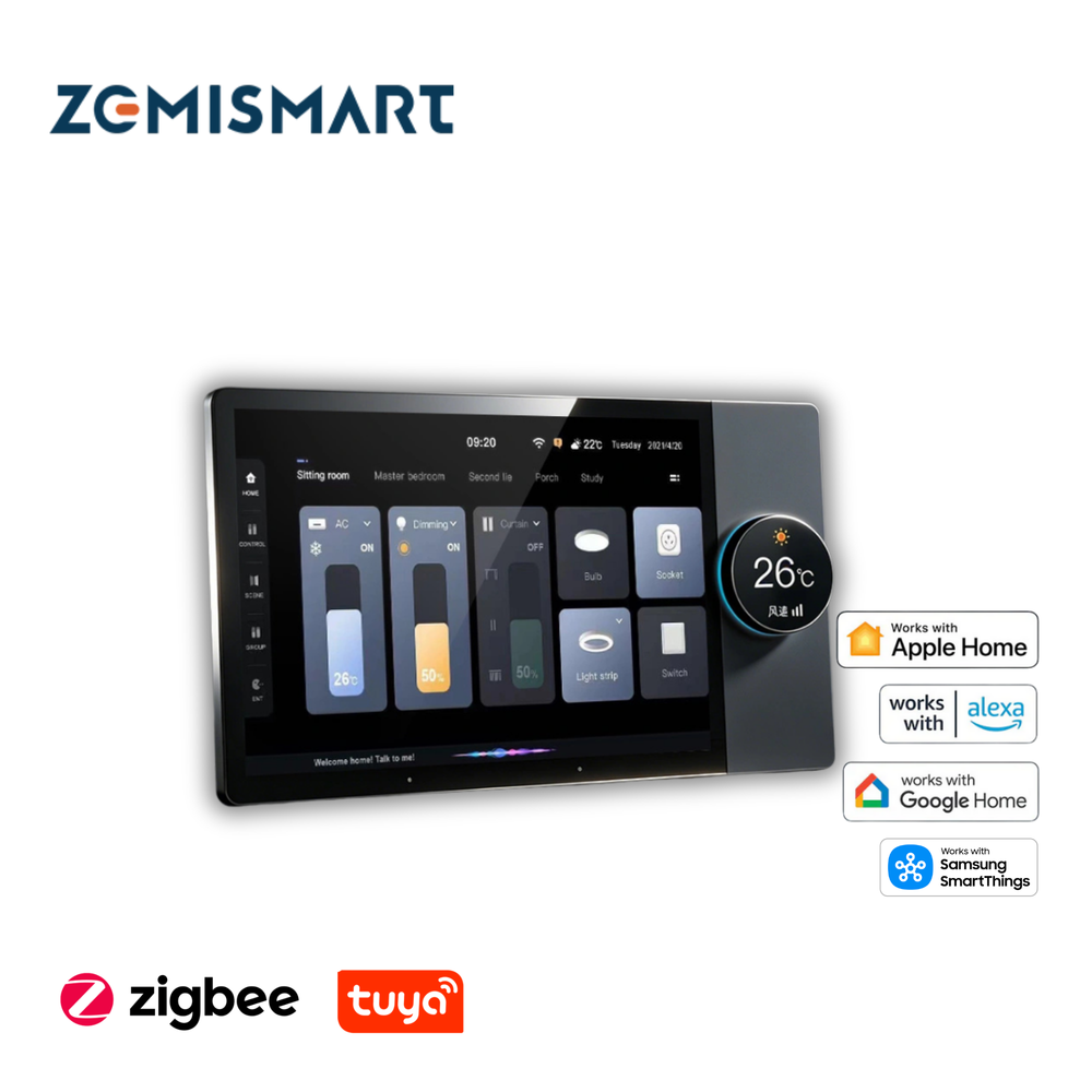 Zemismart Smart Multi-Functional Control Panel F8