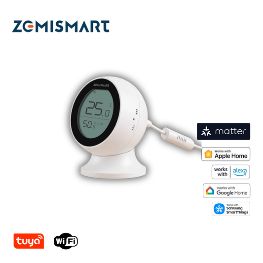 Zemismart Temperature & Humidity Sensor with IR (Matter/WiFi)