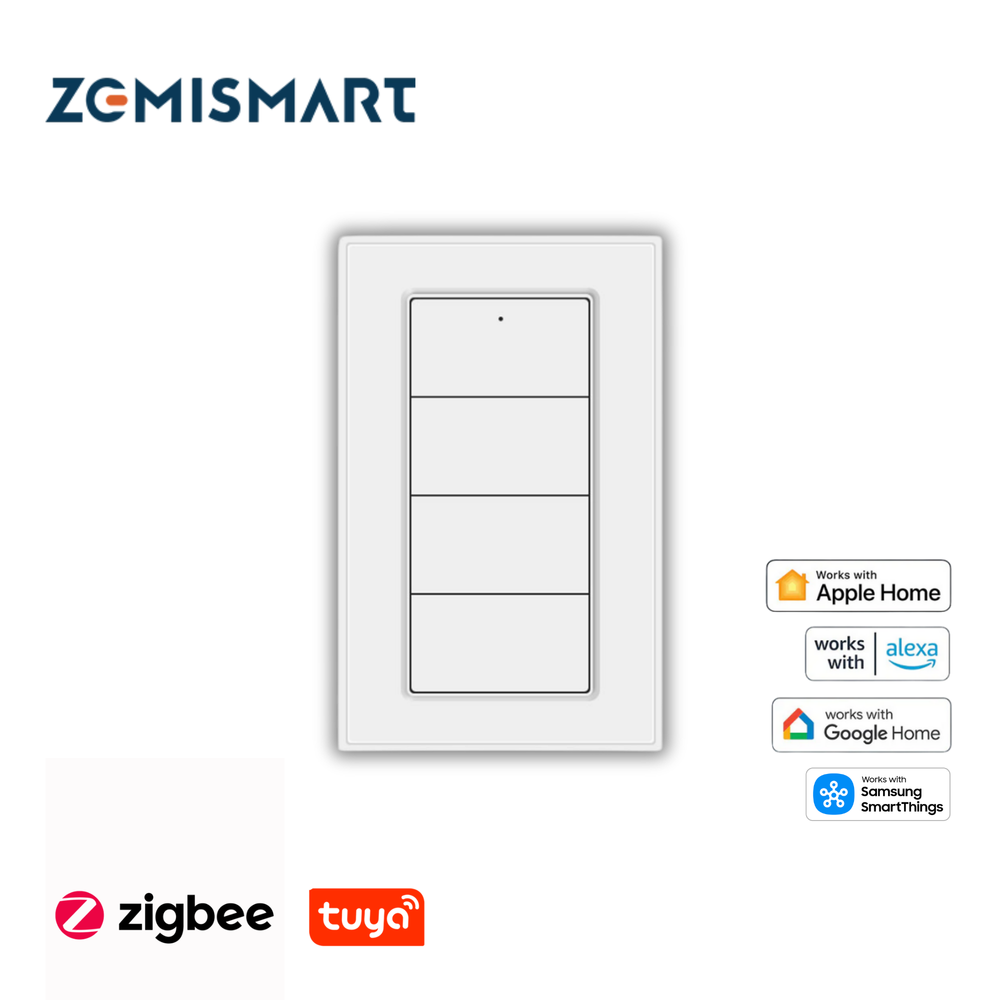 Zemismart Zigbee Wireless Switch ZMR4-N