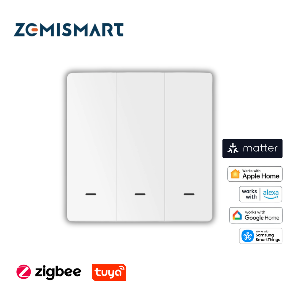 Zemismart (Non-neutral) Smart Push Switch ZL2-LLN