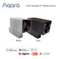 Aqara Track Spotlight V1 Global Version in white and grey on a white background with connectivity logos.