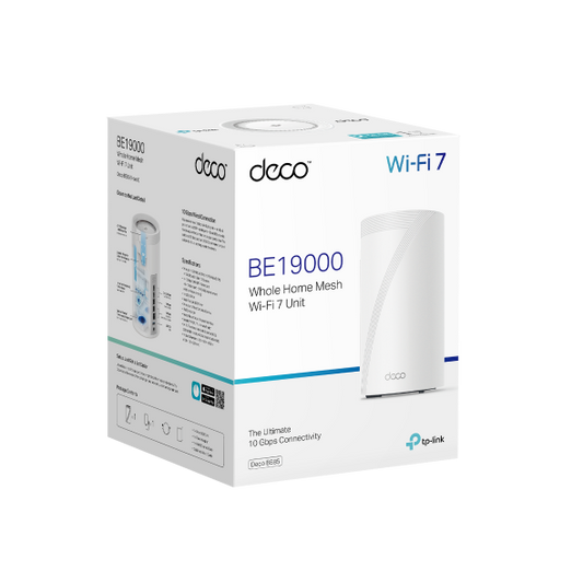 Tapo Tri-Band Whole Home Mesh WiFi 7 System Deco BE85 (BE22000)