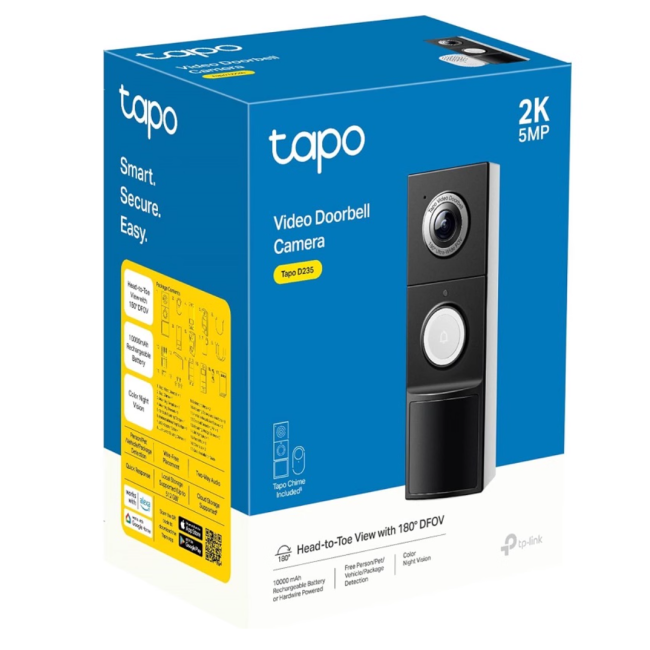 Tapo Video Doorbell Camera D235