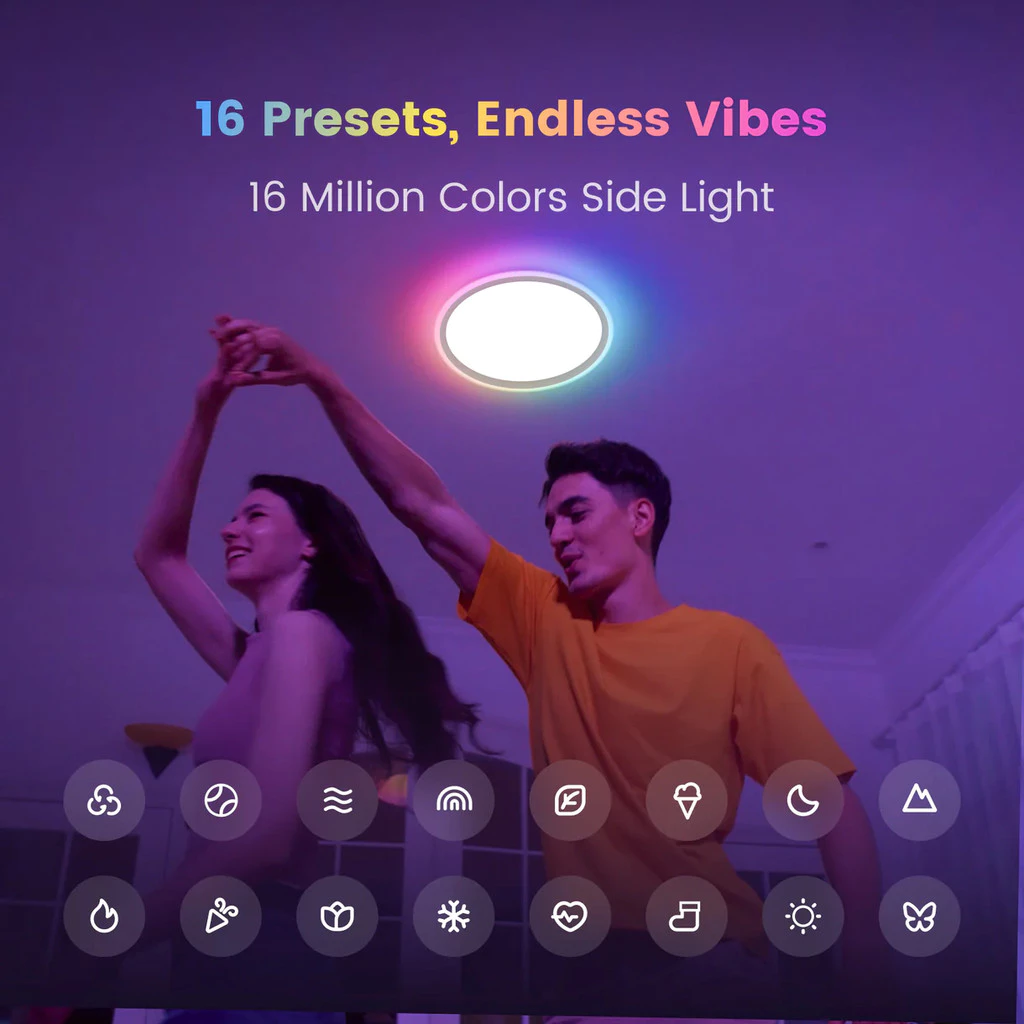 RGB ambient lighting for mood and accent illumination