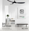Acorn Voga RGB Downrod Ceiling Fan (38"/48"/58")