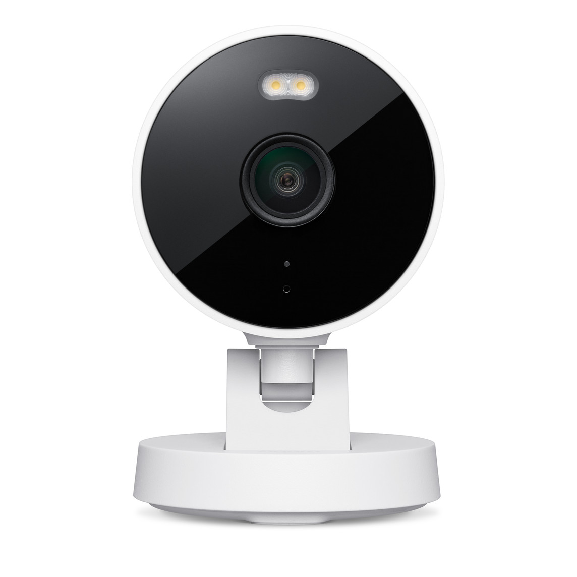 Resolution: 2K (2304x1296). Lens: 140° diagonal. Connectivity: Wi-Fi 6 (2.4GHz) + Bluetooth. Weather Rating: IP65. Storage: microSD up to 512GB (not included). Features: Motion detection, two-way audio, night vision, human detection. No hub required.