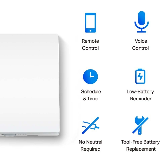 TAPO S210 Smart Switch 1 - Gang, 1 - Way