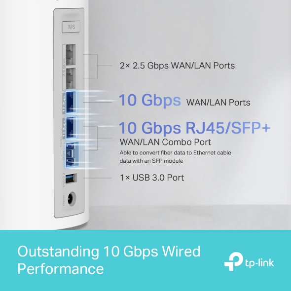 Tapo Tri-Band Whole Home Mesh WiFi 7 System Deco BE85 (BE22000)