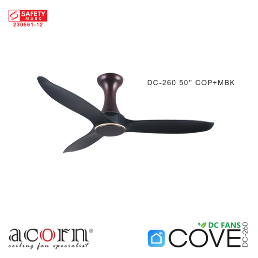 Acorn Cove MBK Hugger Ceiling Fan (50"/60")