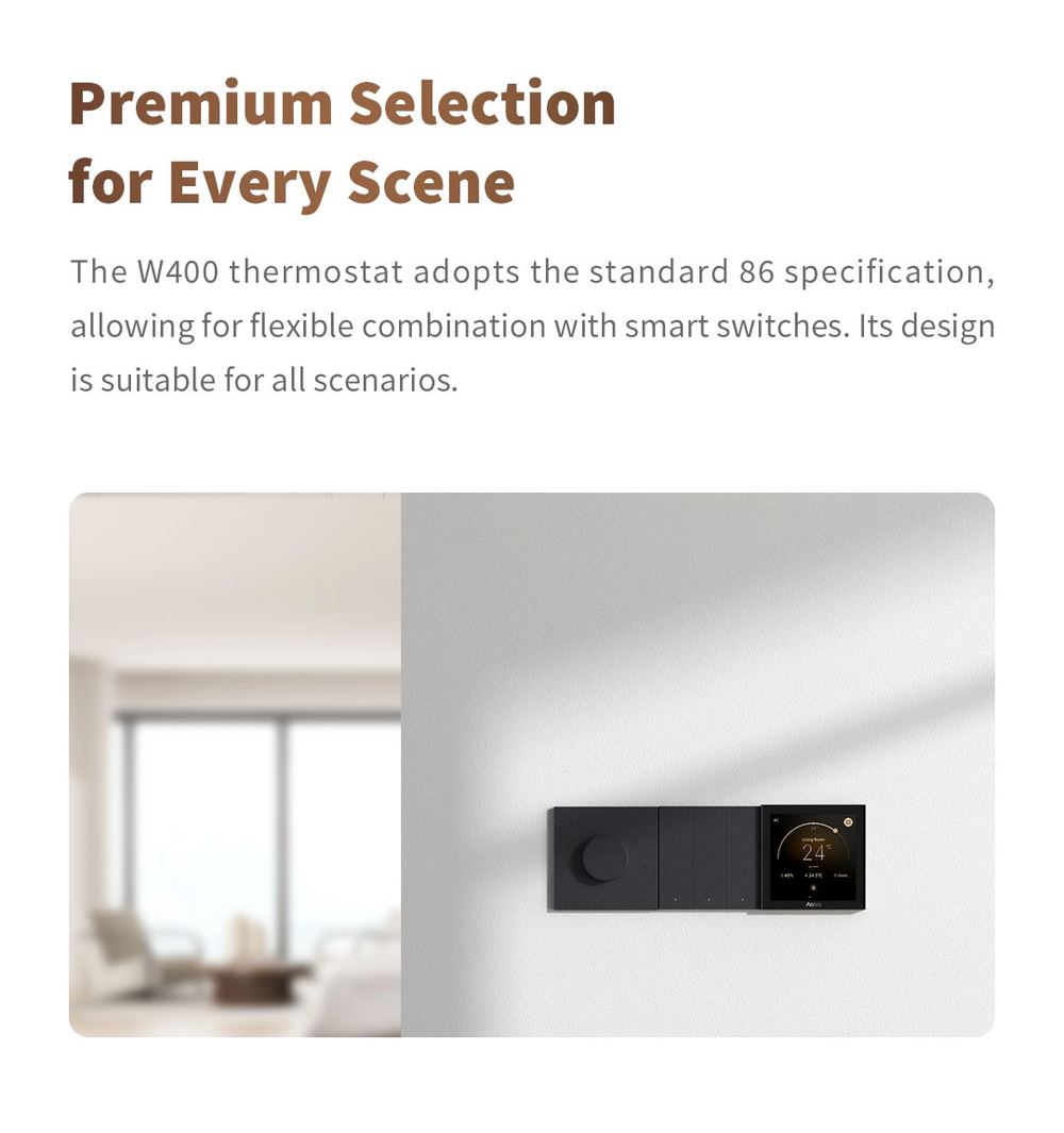 AQARA Thermostat W400 (FCU)