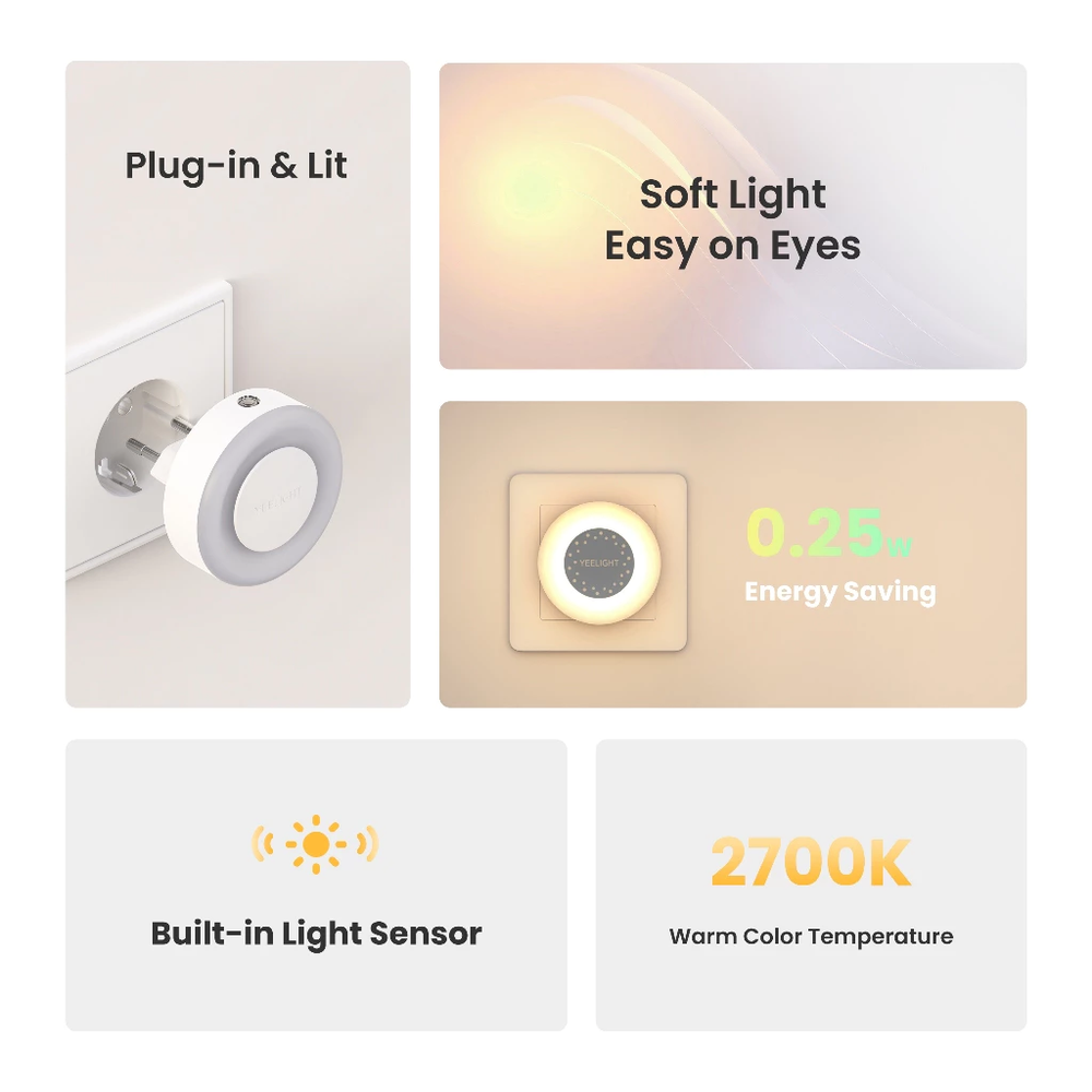 YEELIGHT Jelly 4 Plug-In Night Light