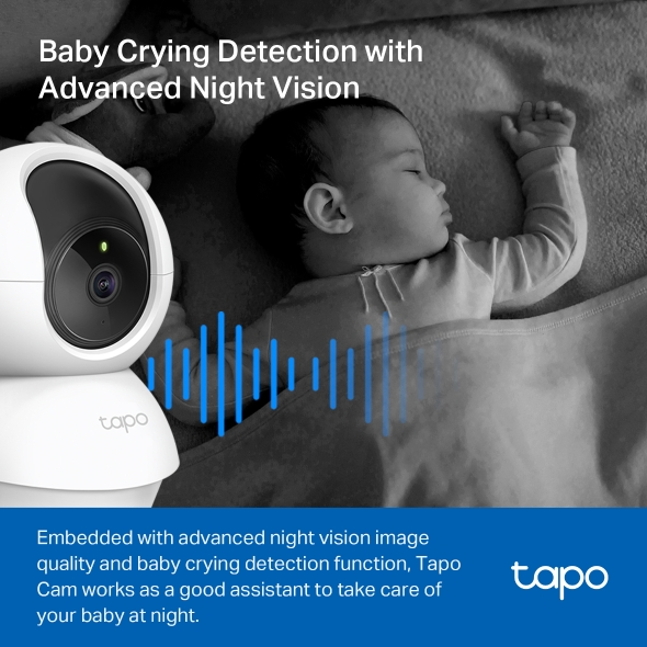 Night vision up to 9m (30ft) keeps you secure 24/7