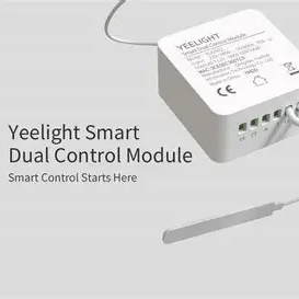Two independent relay channels (L1/L2) let you control two separate lights or appliances from one compact module
